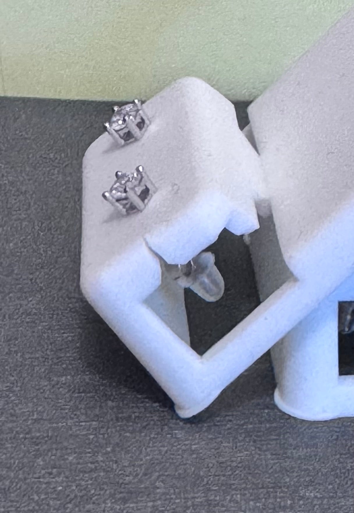 3mm Solitaire CZ Stud Earrings