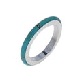Sterling Silver Turquoise Band Ring