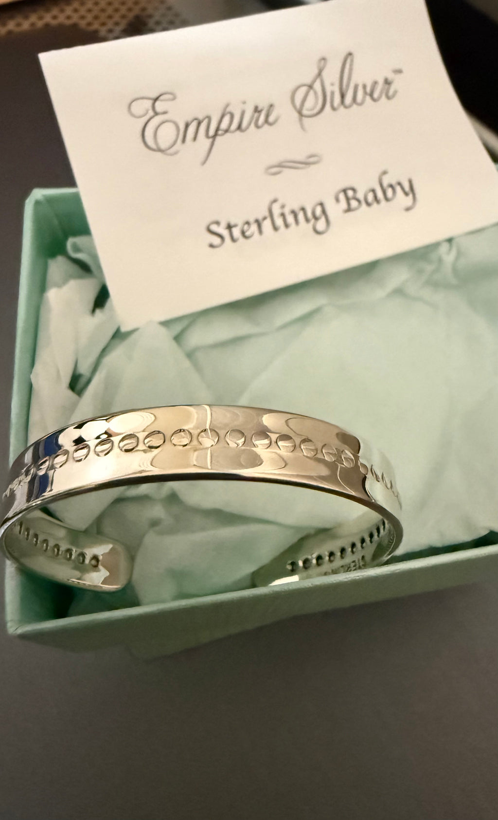 Sterling Silver Baby Bracelet