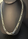 Heavyweight 20-inch Sterling Silver Figaro Chain for Men