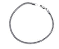 7.5-inch Sterling Silver Fox Chain Bracelet