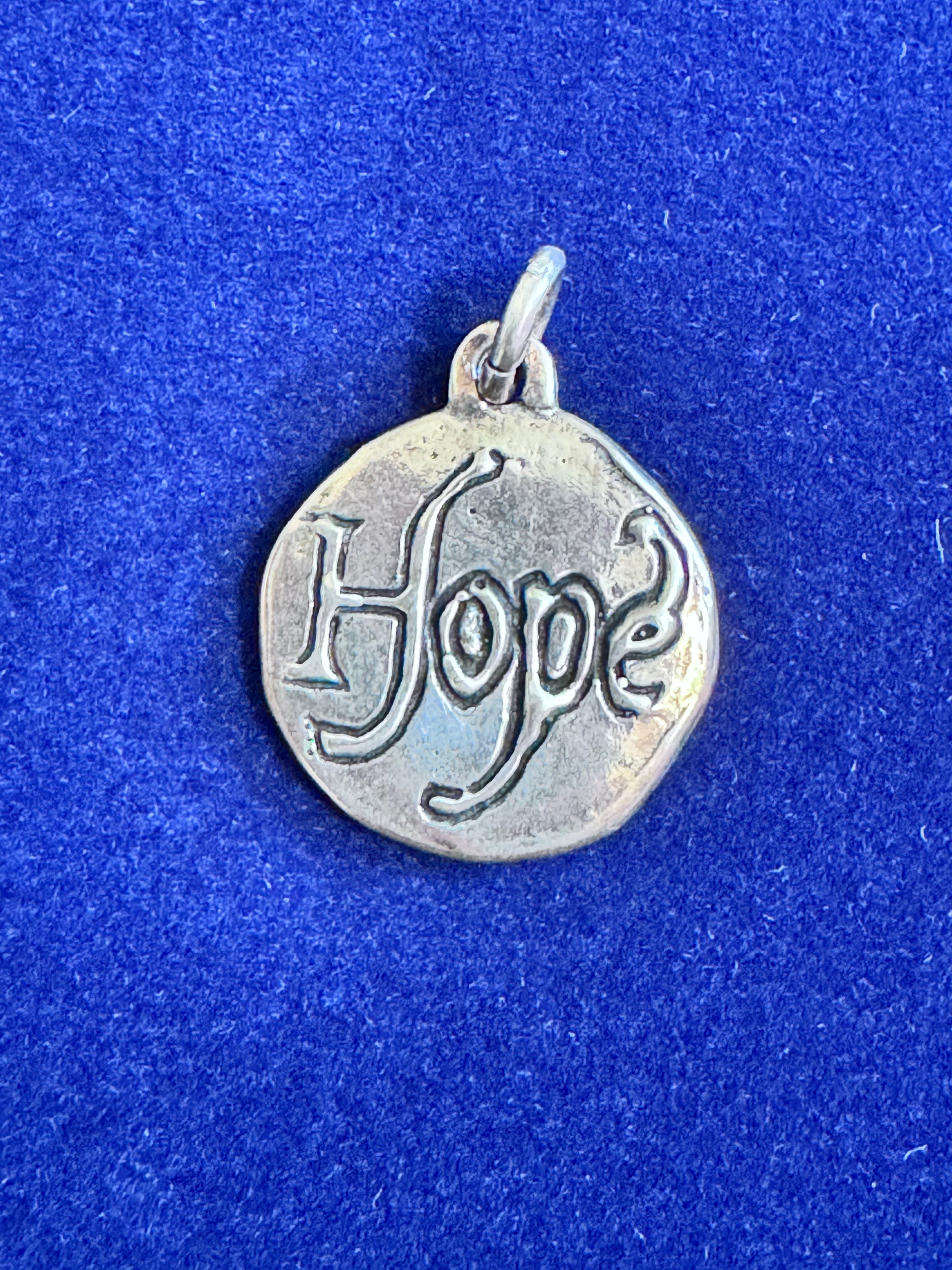 Sterling Silver Hope/Dove Pendant for Men and Women