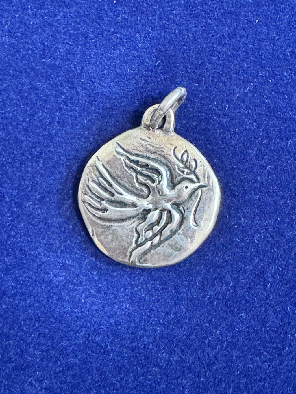 Sterling Silver Hope/Dove Pendant for Men and Women