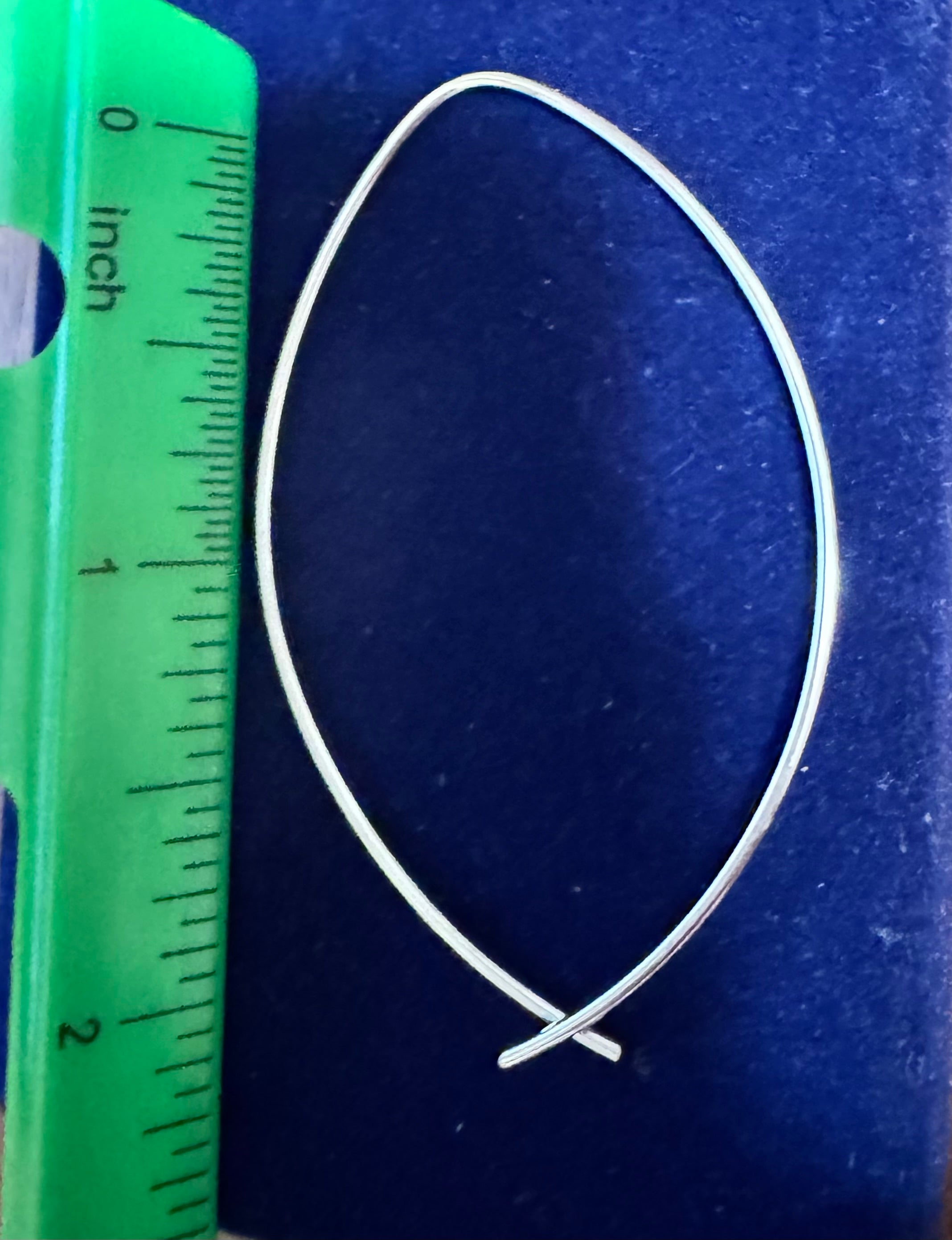 Sterling Silver Thread Earrings