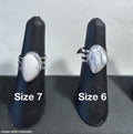 Modern White Turquoise Ring