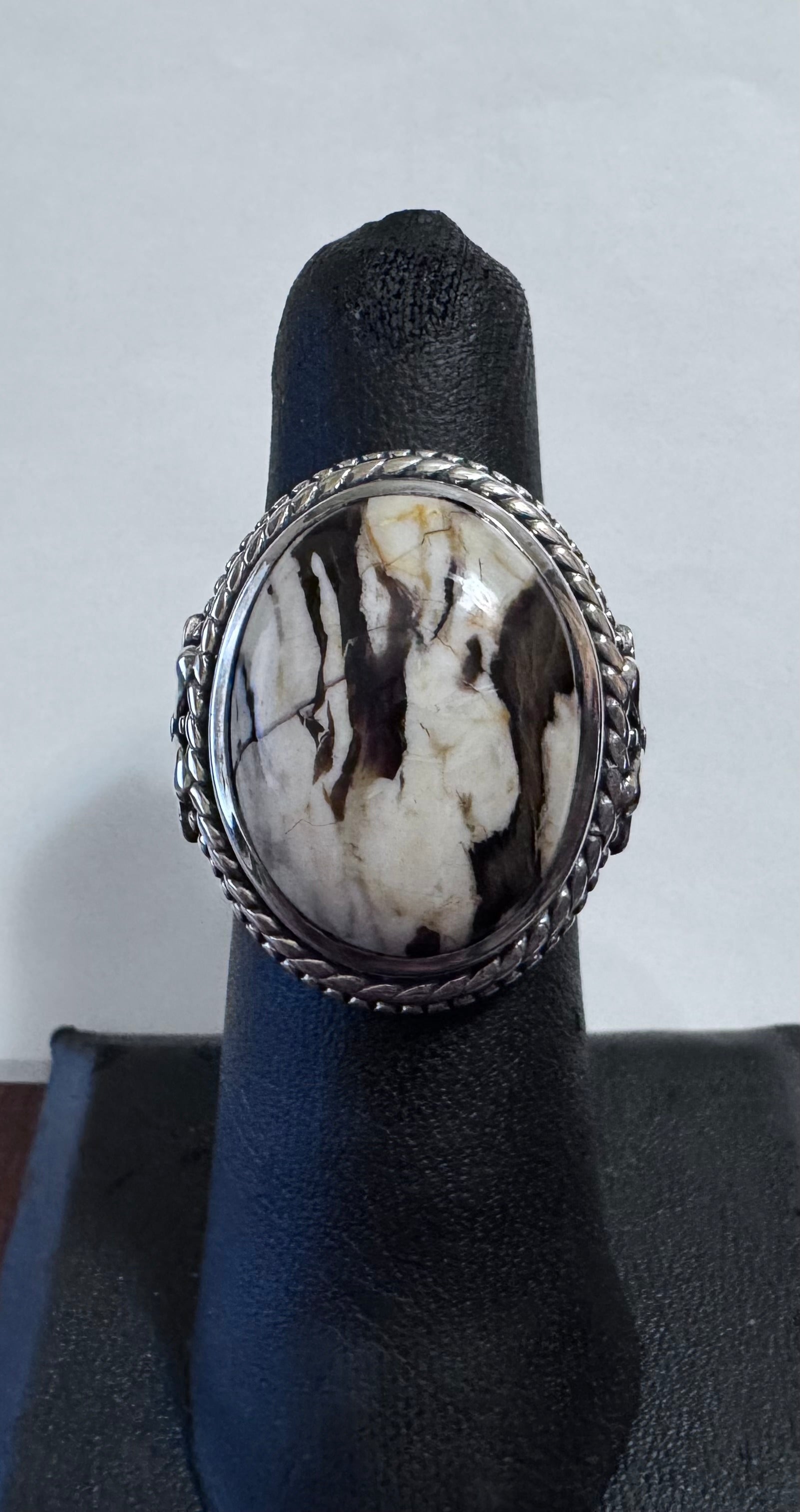 Sterling Silver Wild Horse Stone Ring for Women