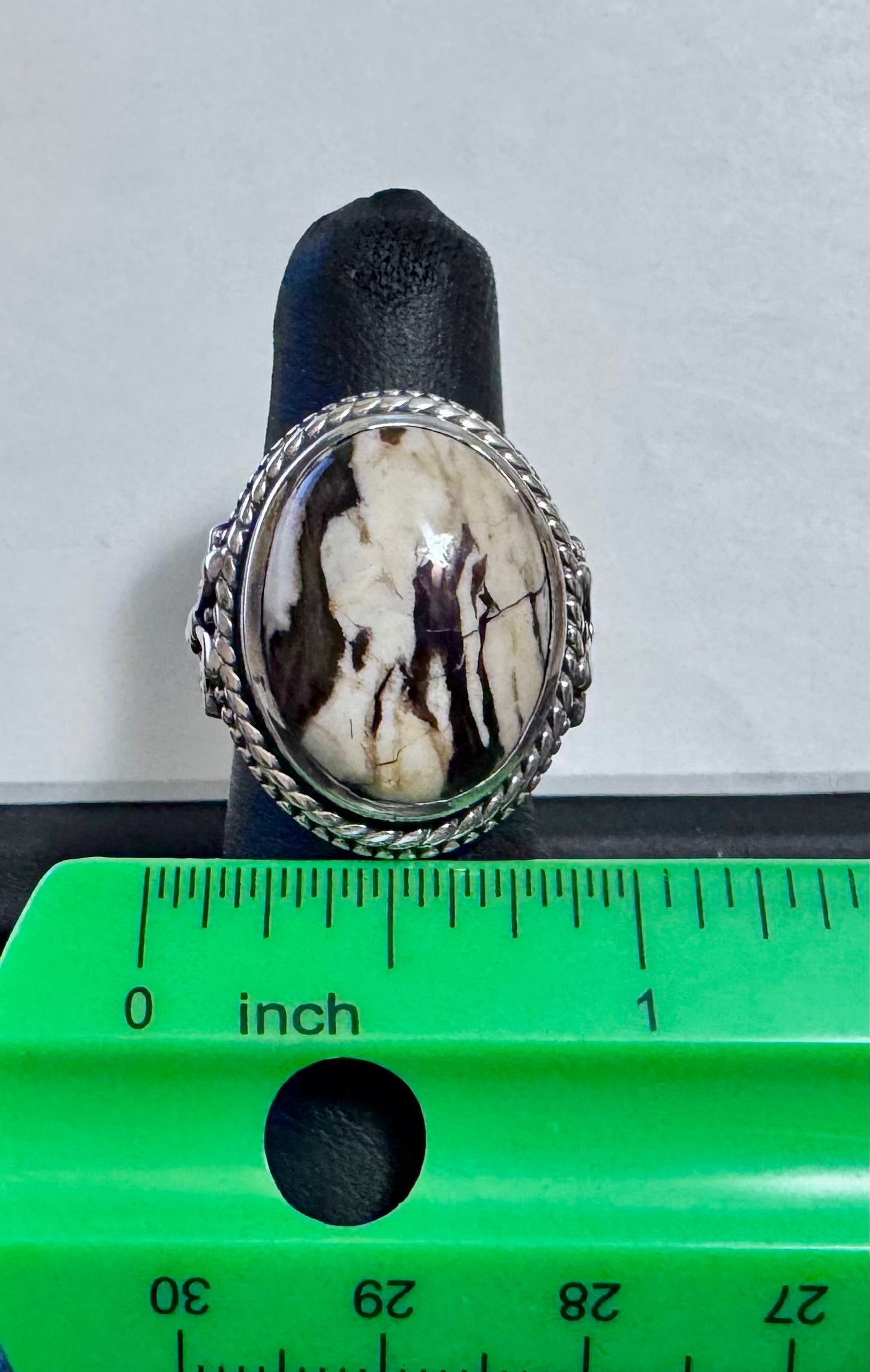 Sterling Silver Wild Horse Stone Ring for Women