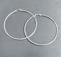 Sterling Silver Extra Large Hoops