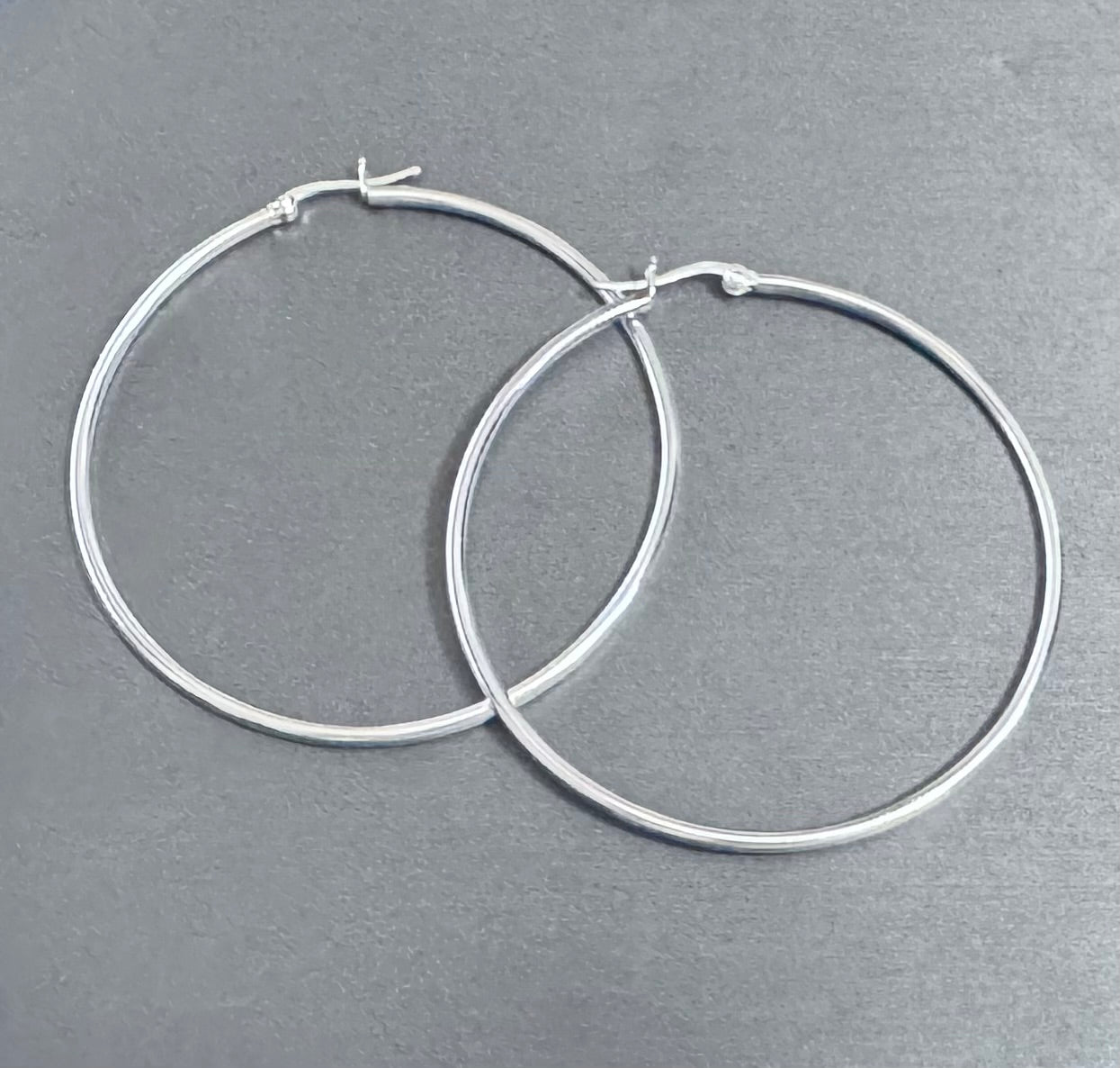 Sterling Silver Extra Large Hoops