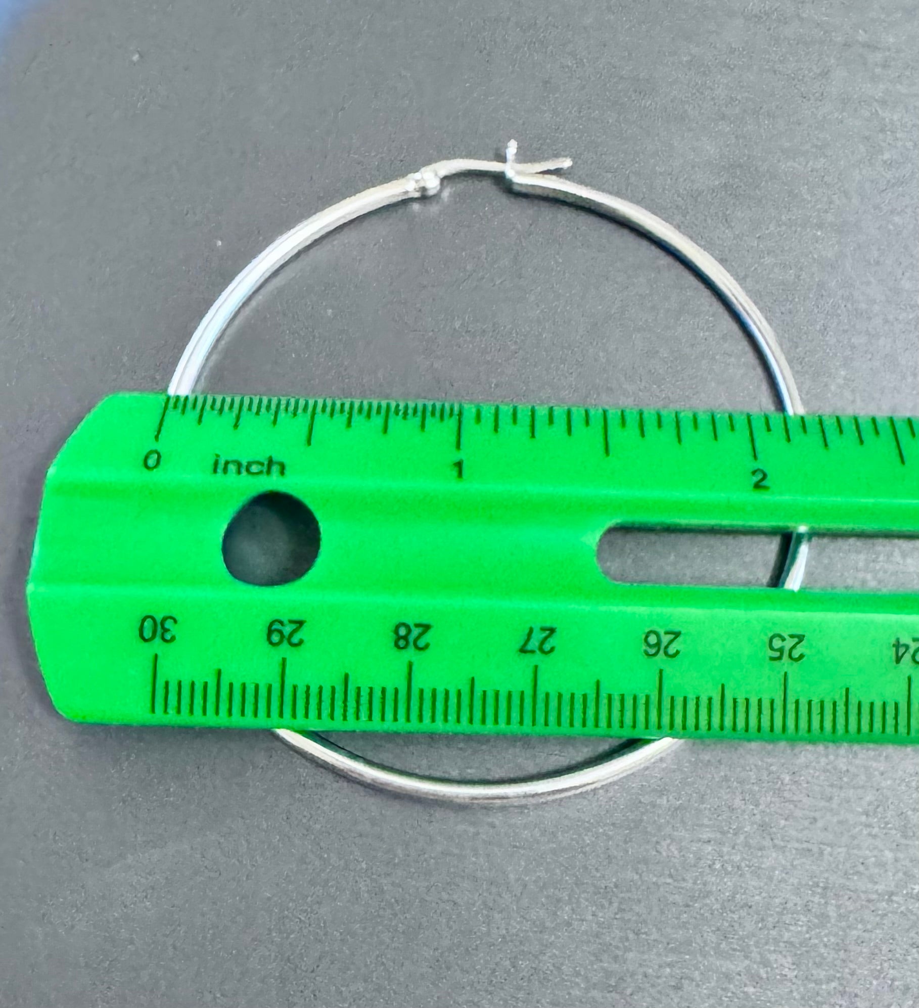 Sterling Silver Extra Large Hoops