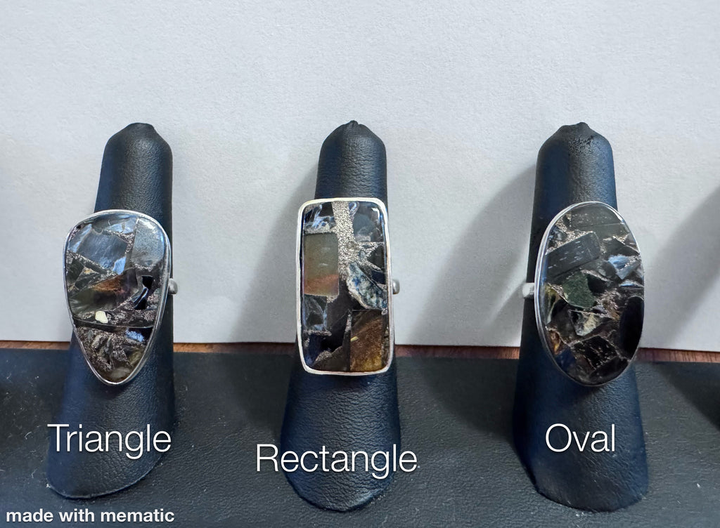 Size 7 Maligano Jasper and Sterling Silver Ring for Women