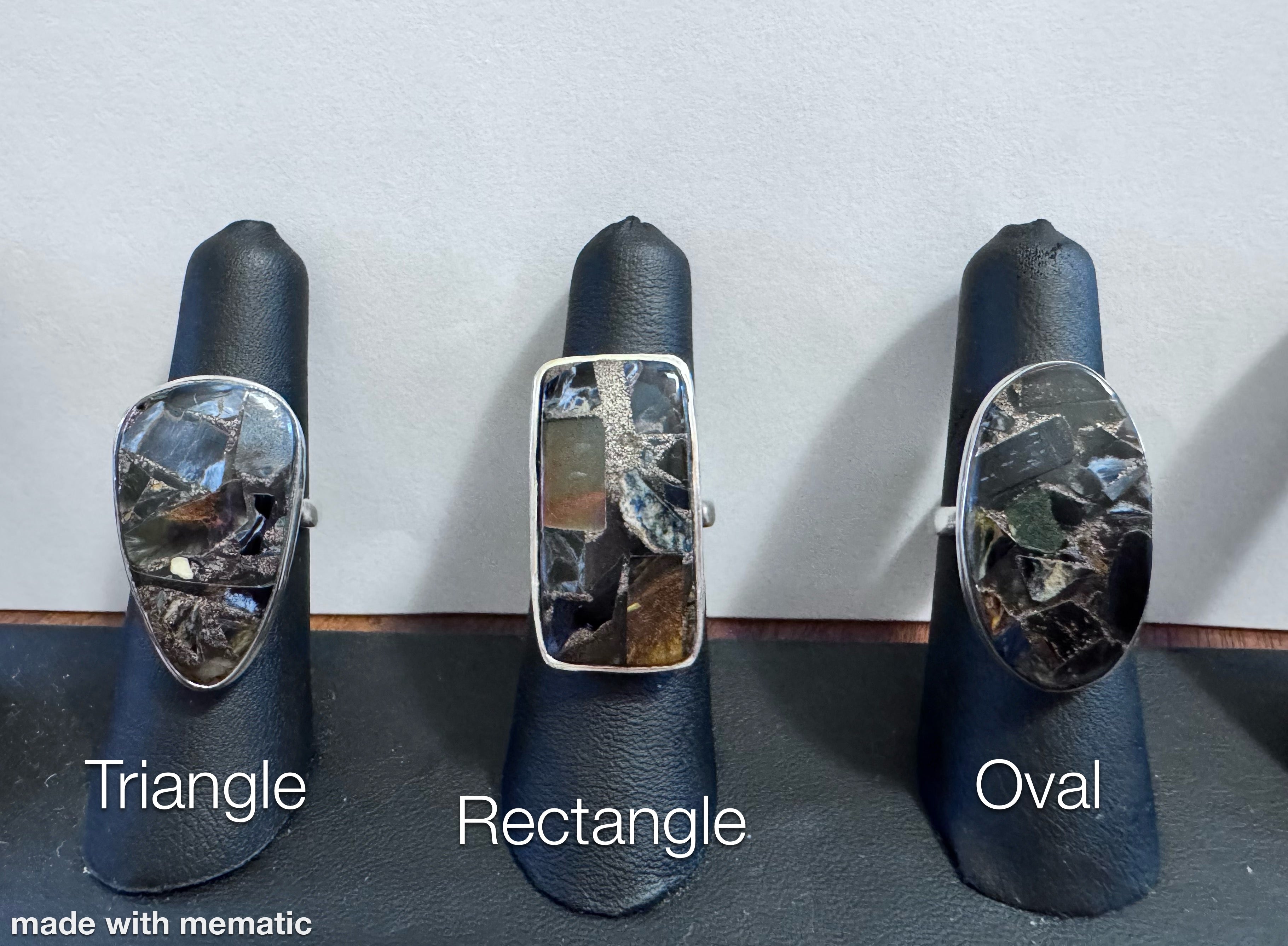 Size 7 Maligano Jasper and Sterling Silver Ring for Women