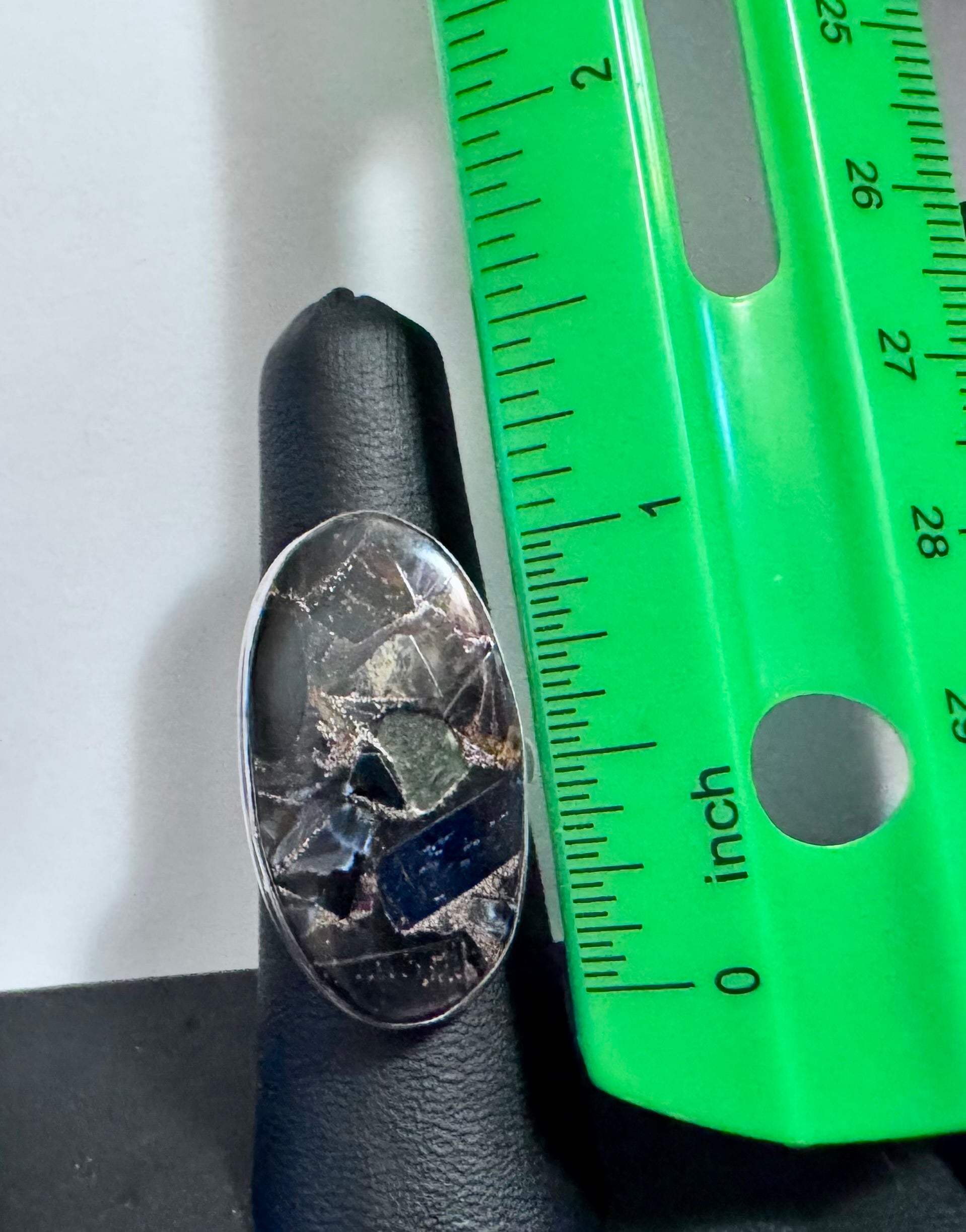 Size 7 Maligano Jasper and Sterling Silver Ring for Women