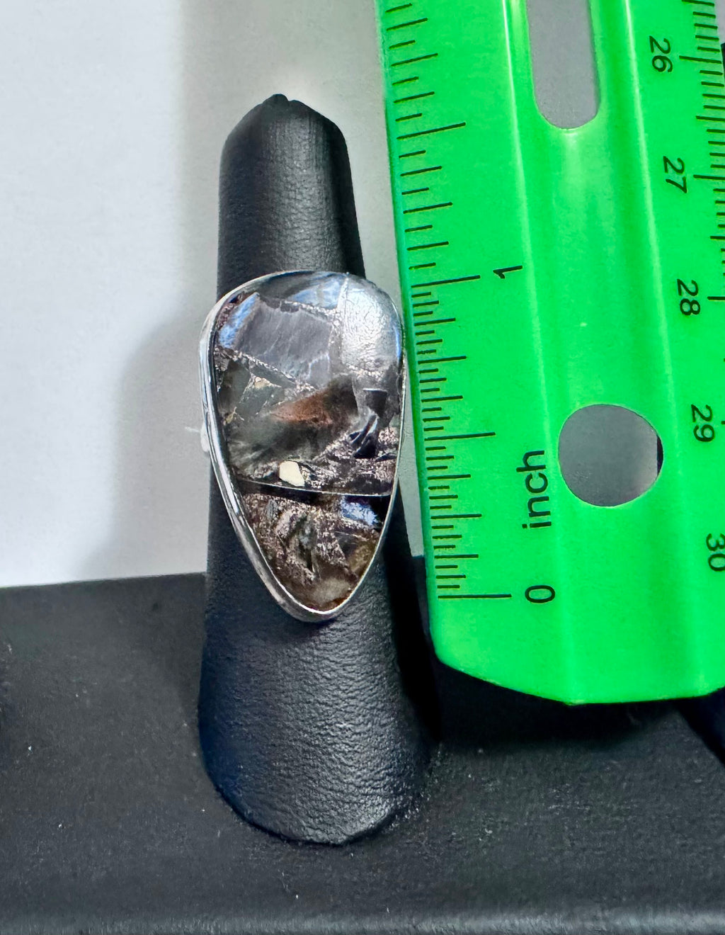 Size 7 Maligano Jasper and Sterling Silver Ring for Women