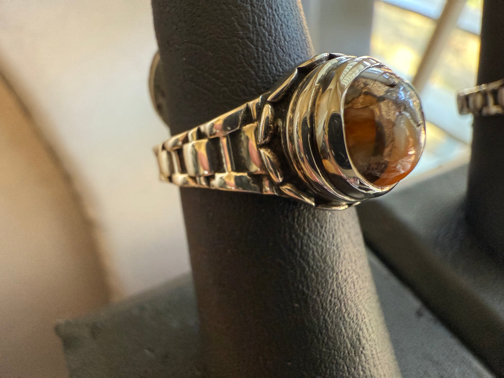 Sterling Silver Spiny Oyster Ring