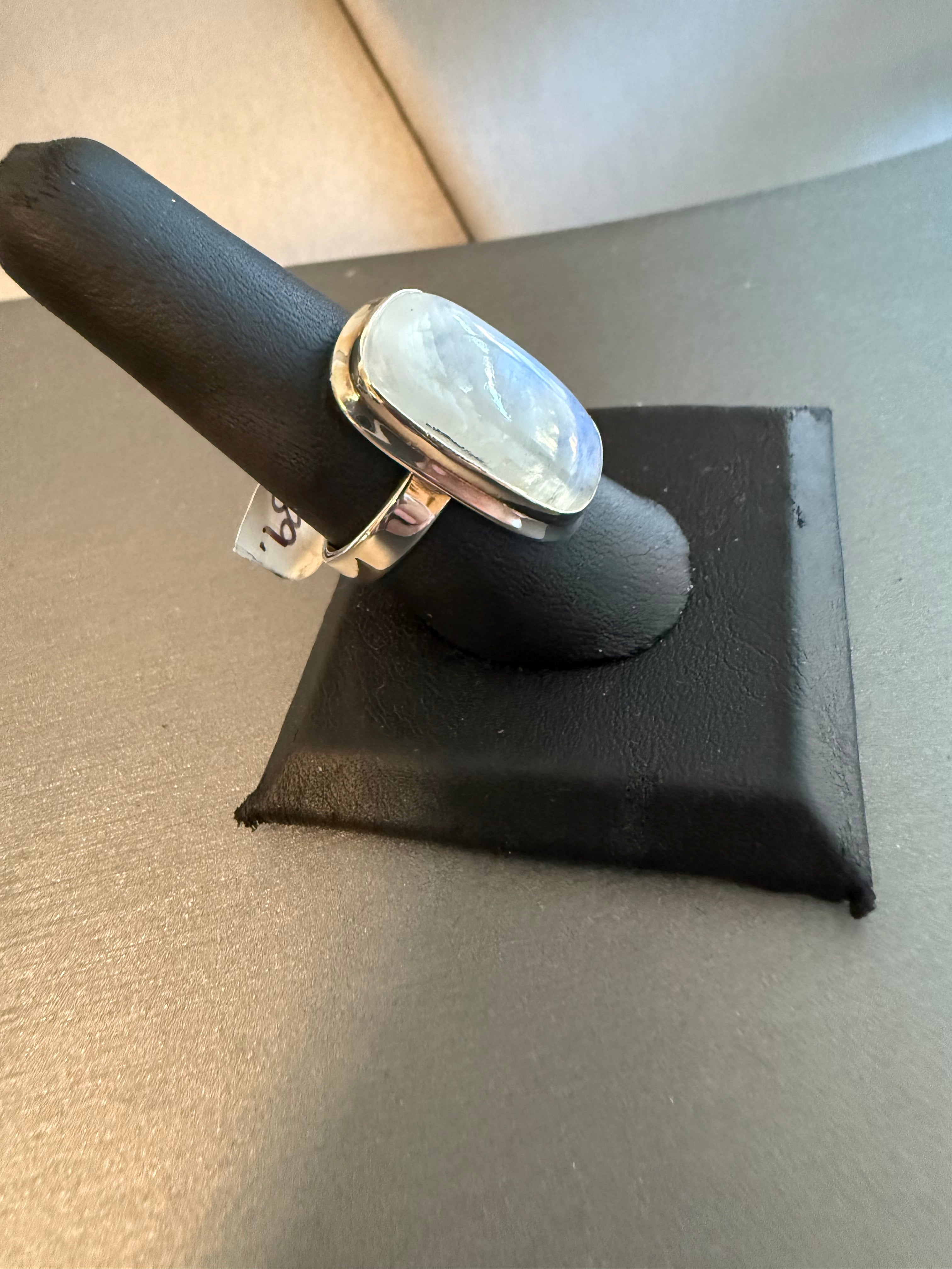 Sterling Silver Moonstone Ring
