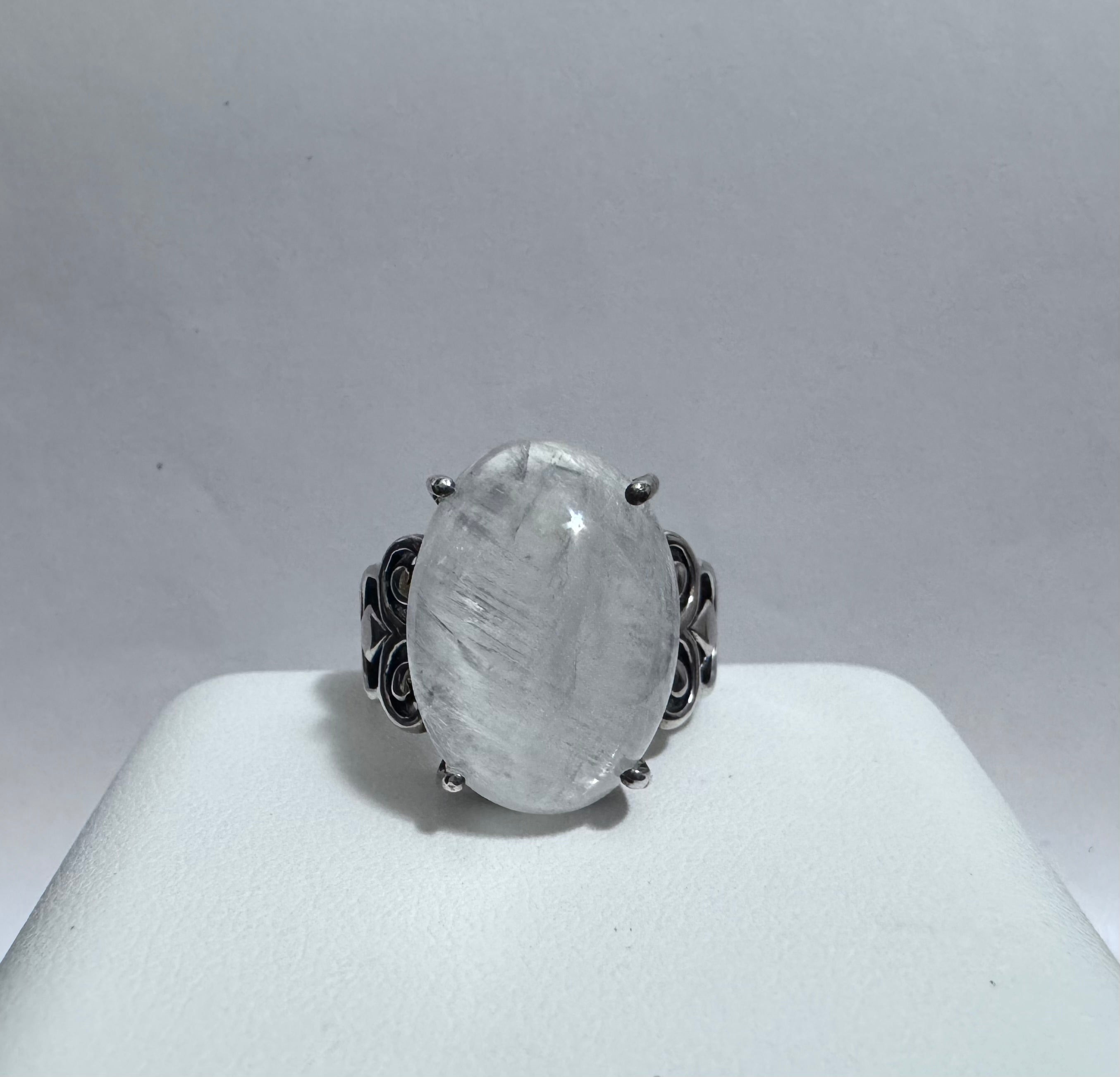 Sterling Silver Moonstone Ring
