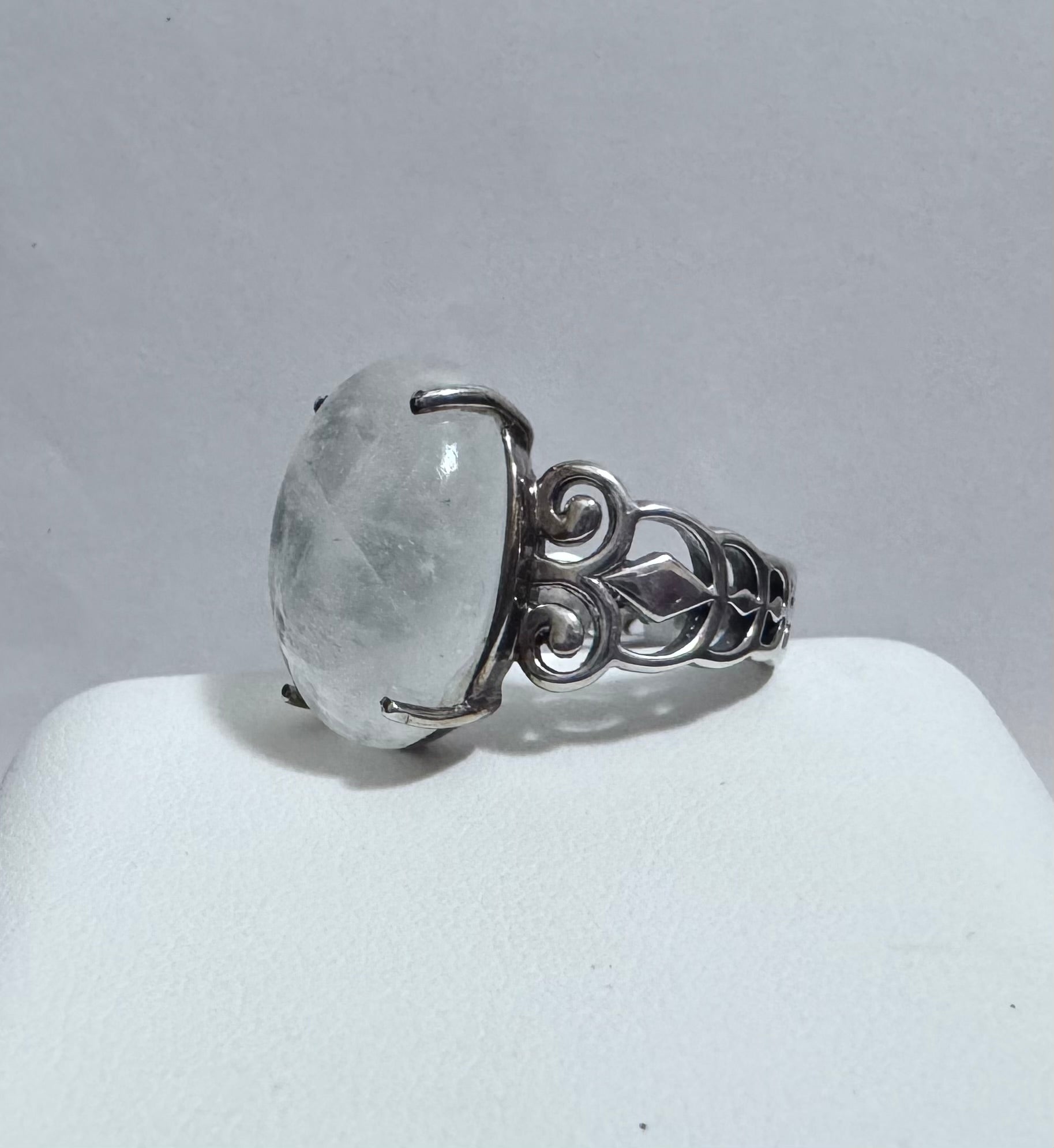 Sterling Silver Moonstone Ring