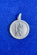 925 Sterling Silver St. Christopher Pendant for Men and Women