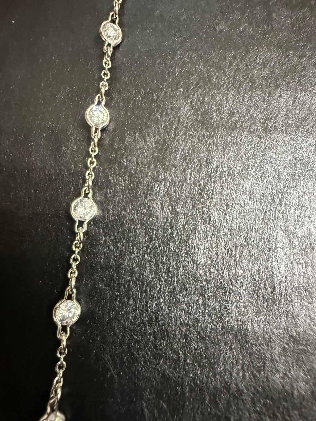 36-Inch Sterling Silver CZ by the Yard