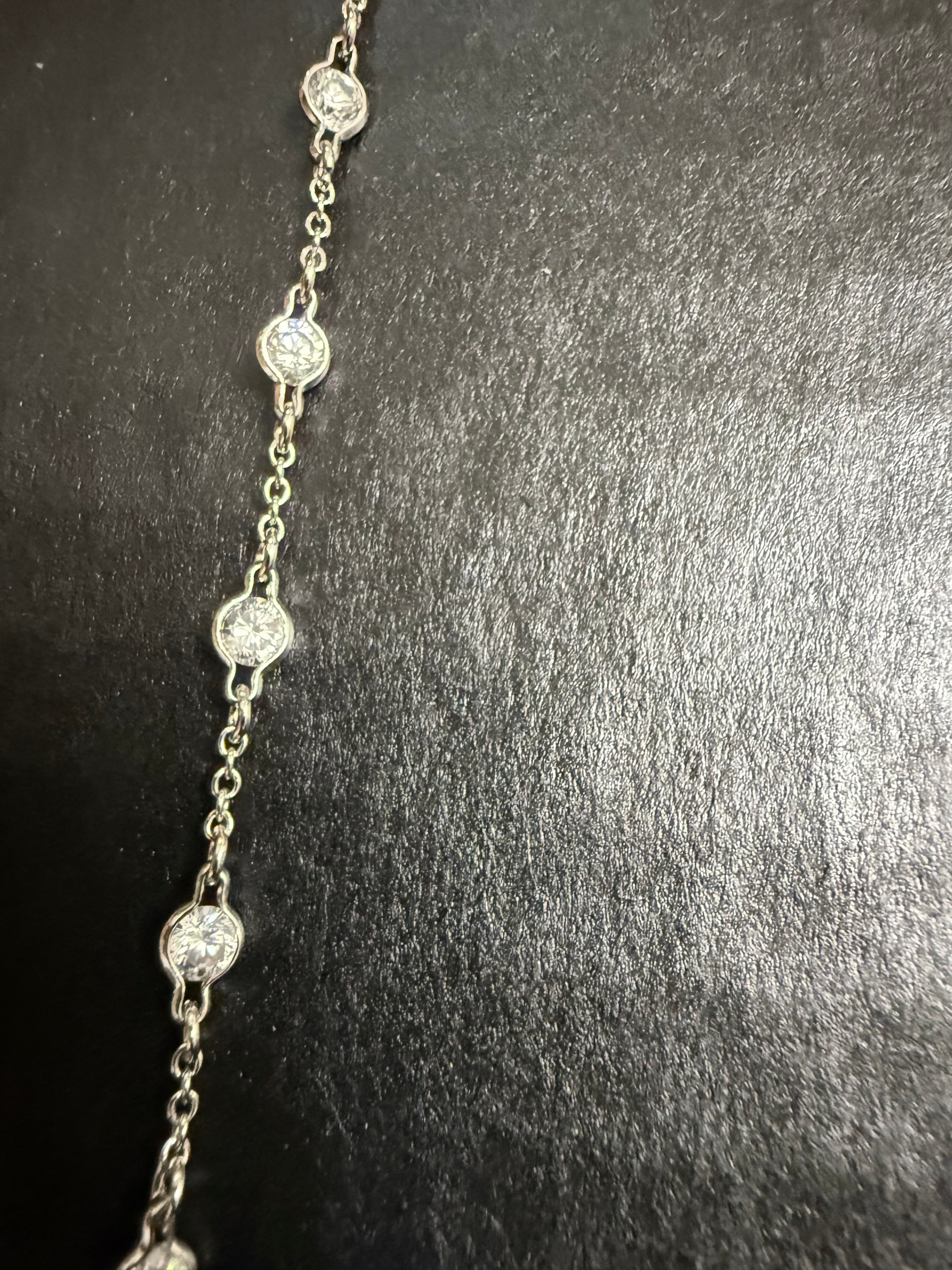 36-Inch Sterling Silver CZ by the Yard